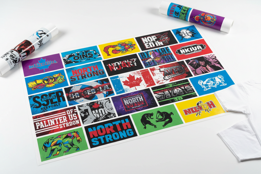 DTF gang sheets for custom apparel printing in Canada