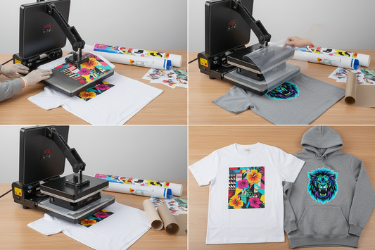 How to press DTF transfers on shirts and hoodies