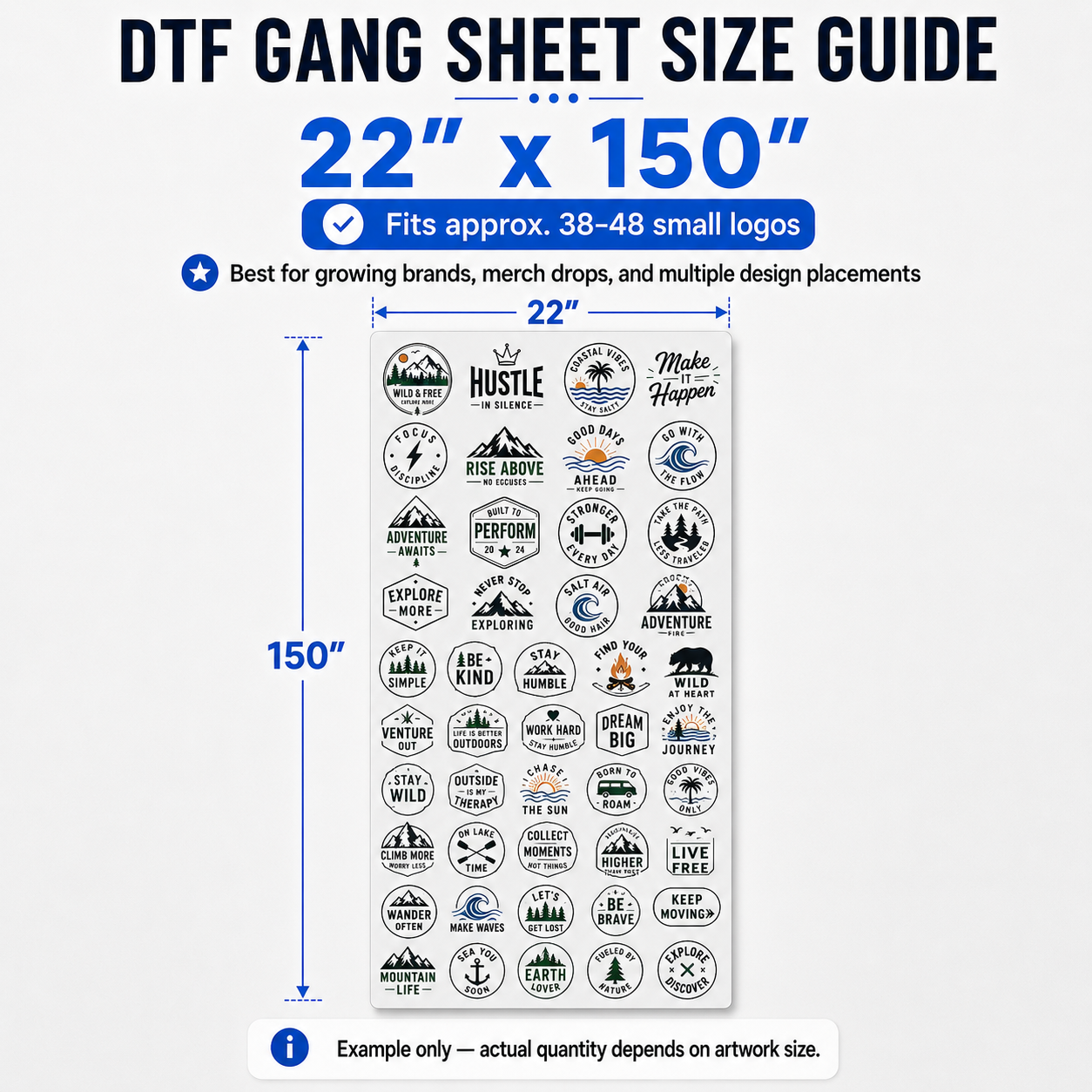 Custom DTF Gang Sheets