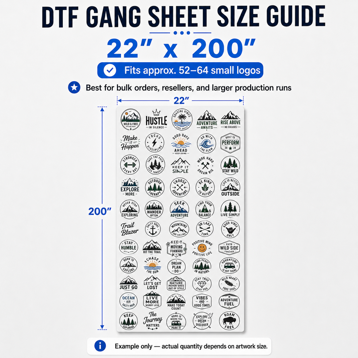 Custom DTF Gang Sheets
