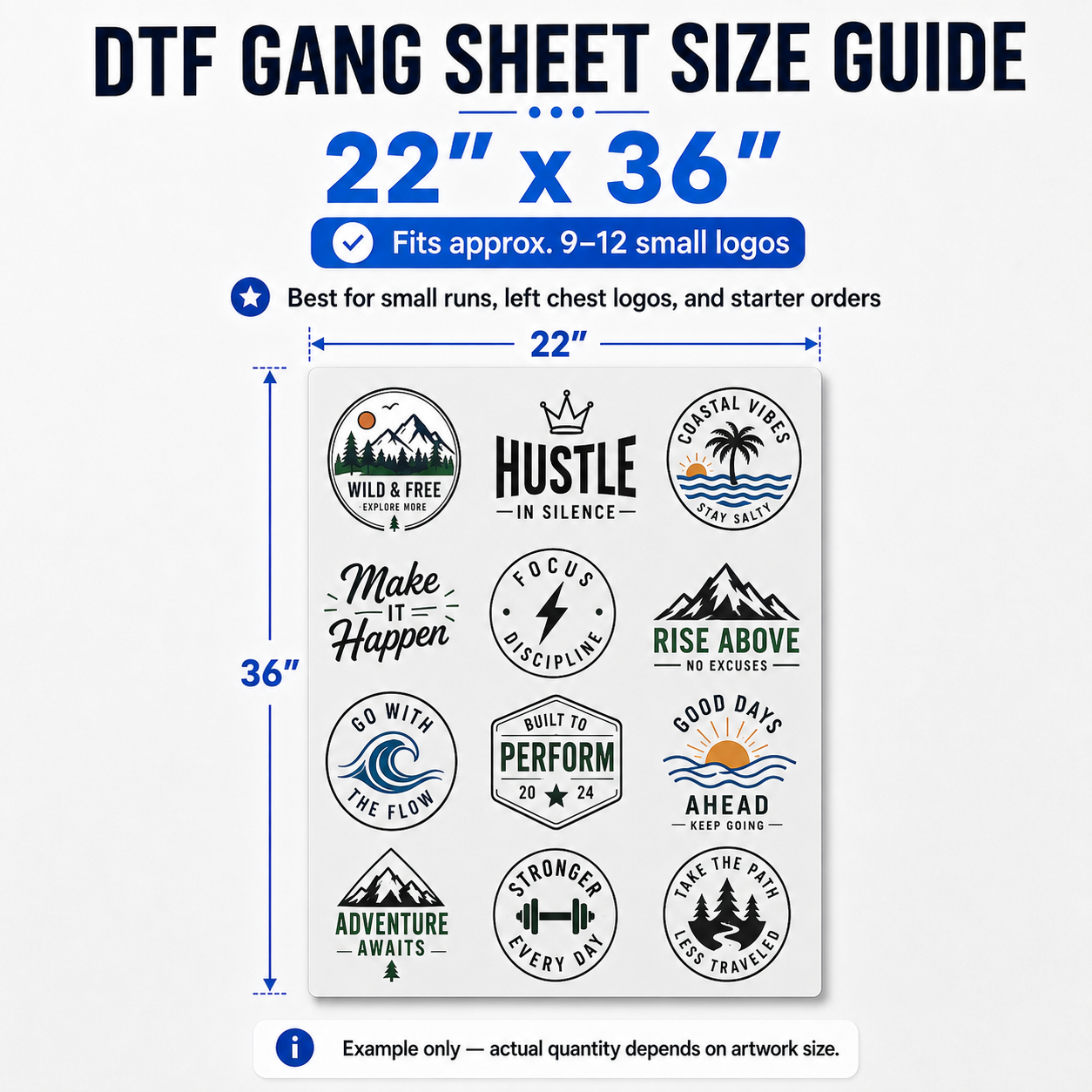 Custom DTF Gang Sheets