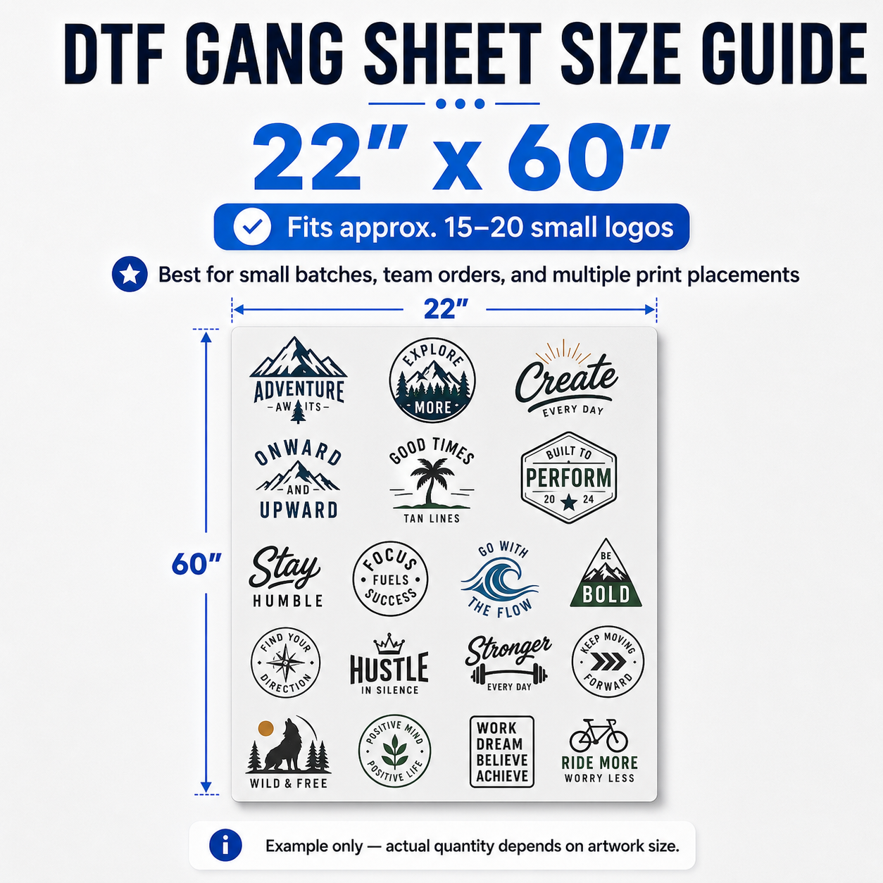 Custom DTF Gang Sheets