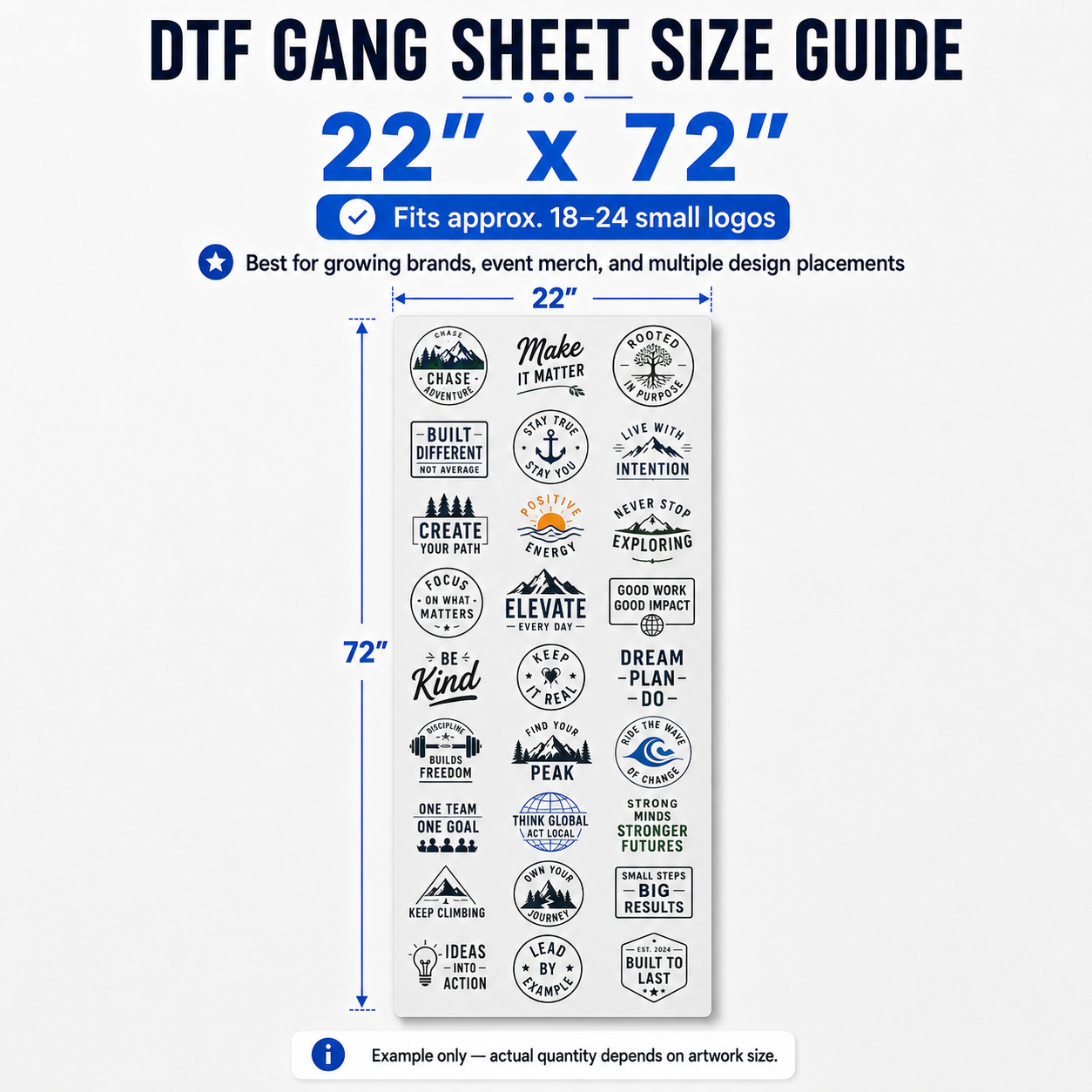 Custom DTF Gang Sheets