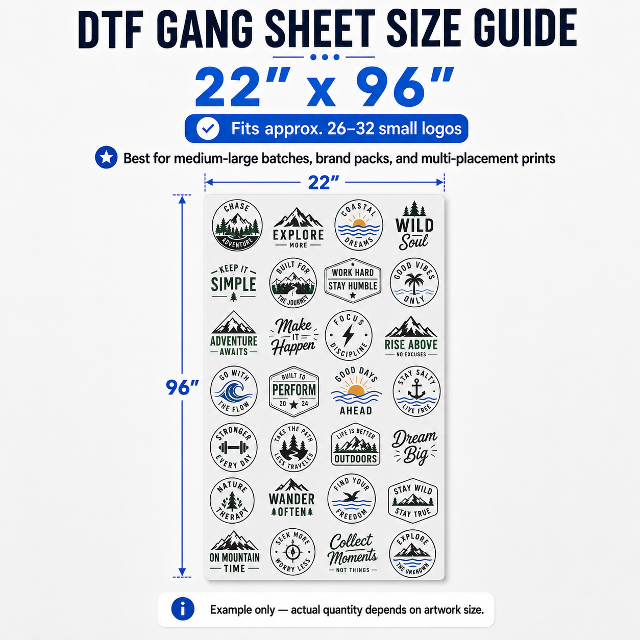 Custom DTF Gang Sheets