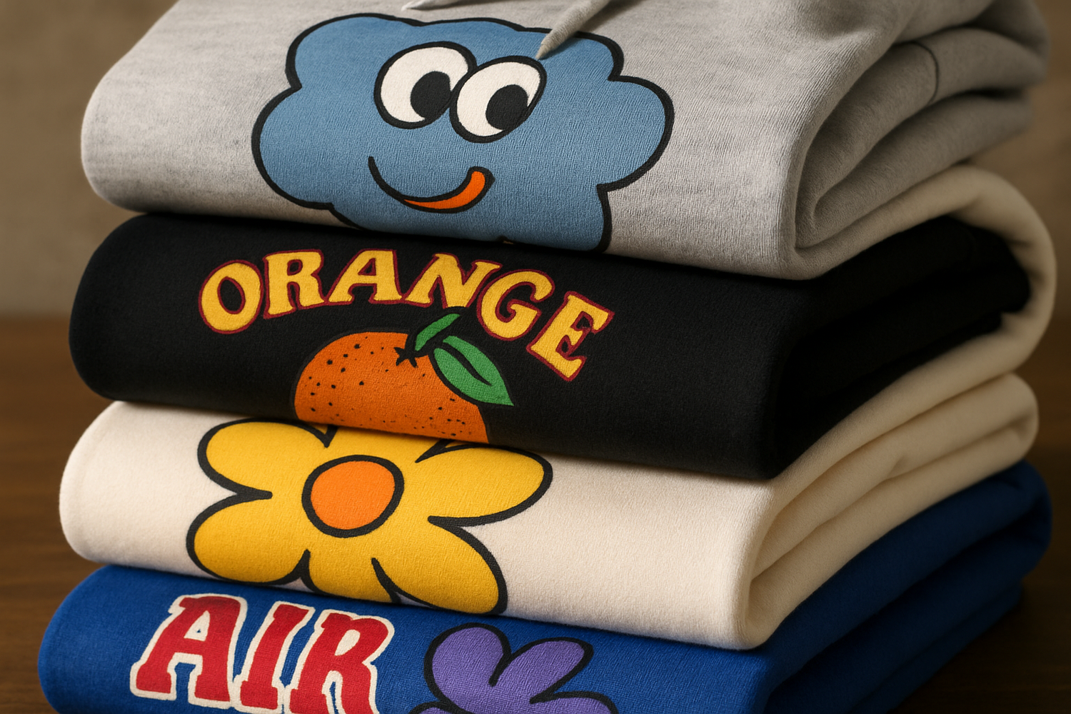 Client sample custom hoodies delivered by TheWear.ca