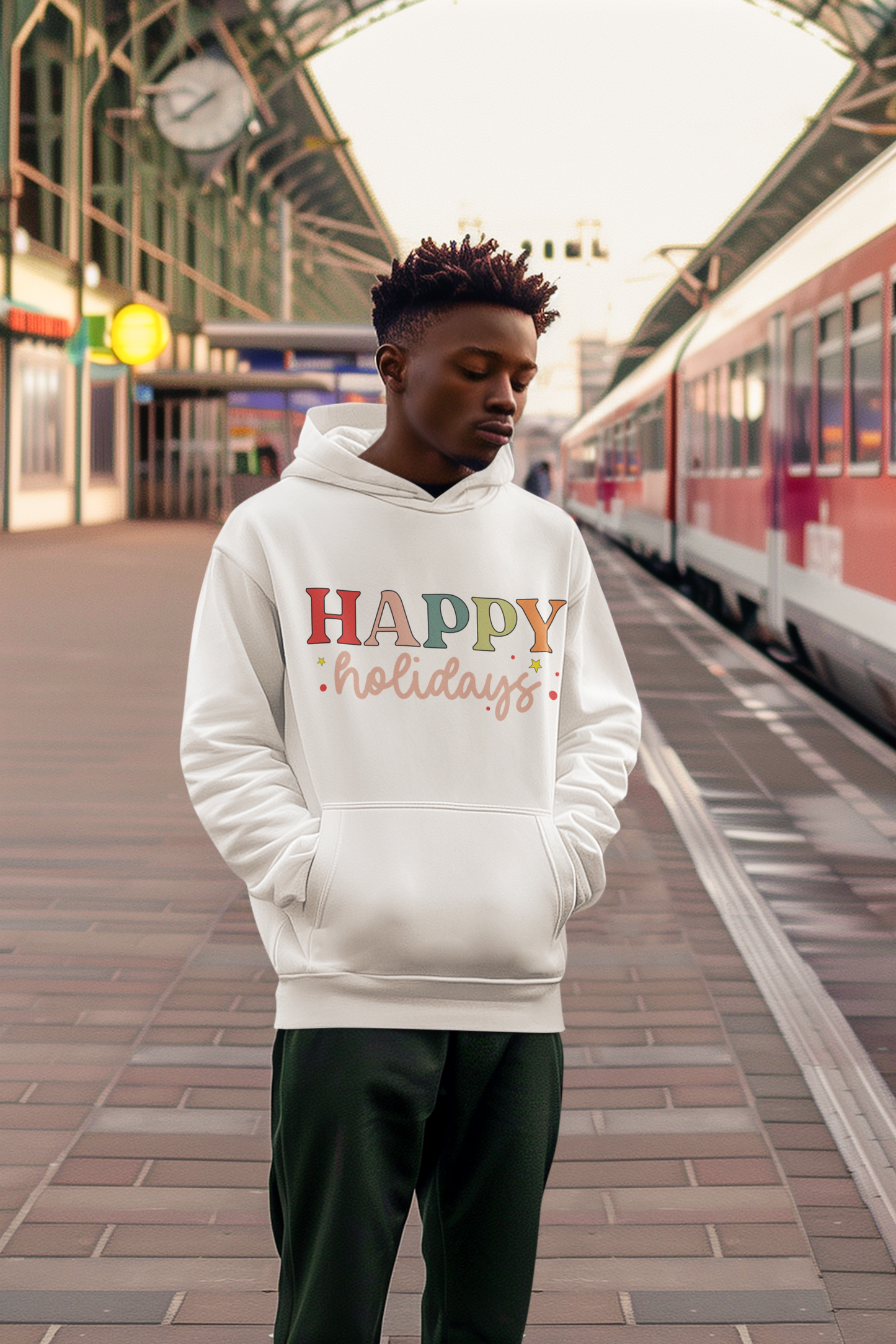 Happy Holidays Christmas Hoodie