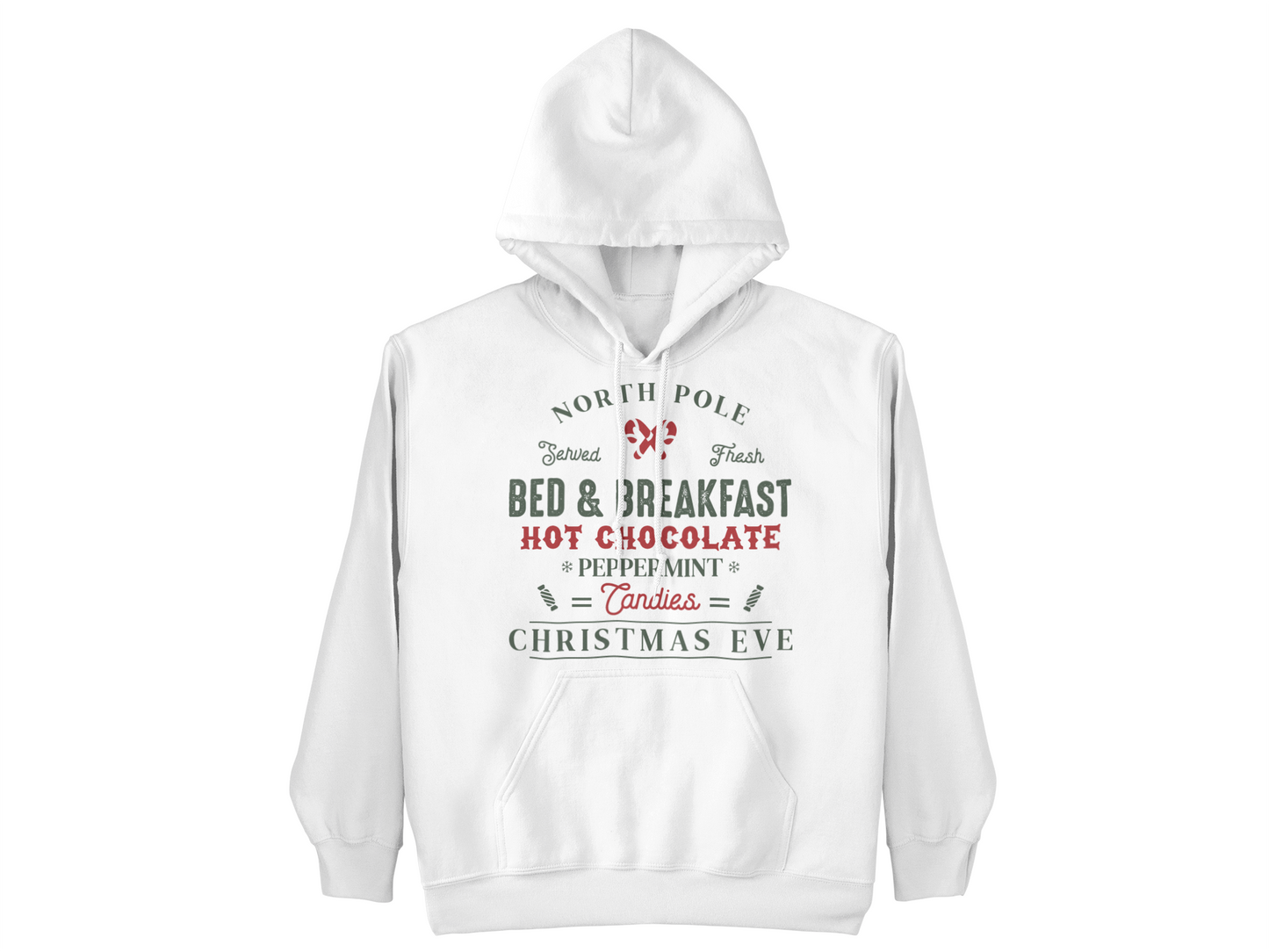 Bed And Breakfast Hot Chocolate Christmas Hoodie