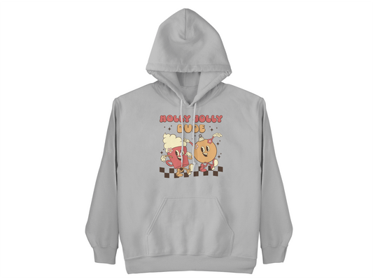 Holly Jolly Dude Christmas Hoodie