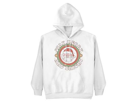 Stay Merry and Bright Christmas Hoodie