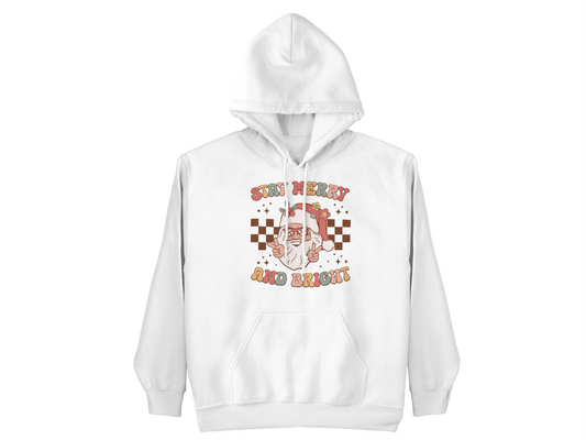 Stay Merry and Bright Christmas Hoodie