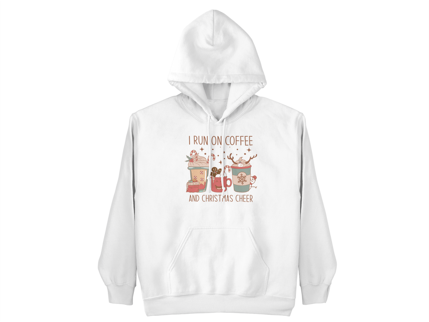 I Run on Coffee and Christmas Cheer Hoodie