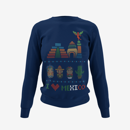 I Love Mexico Crewneck Sweater