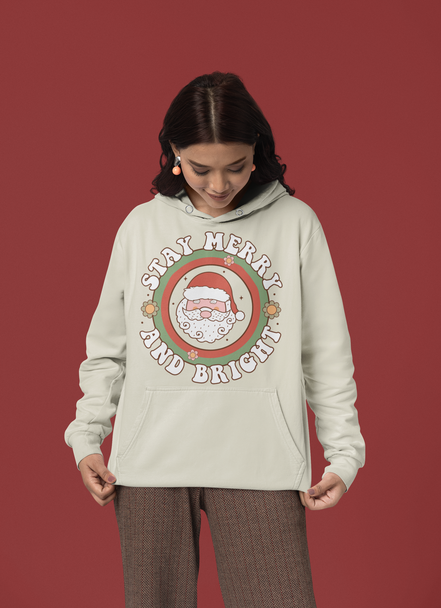 Stay Merry and Bright Christmas Hoodie