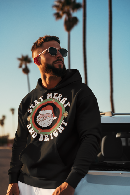 Stay Merry and Bright Christmas Hoodie