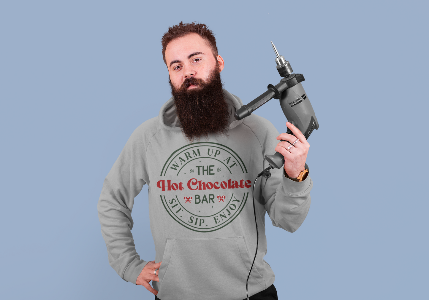 Hot Chocolate Bar Christmas Hoodie