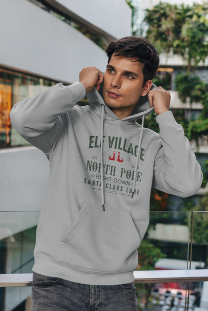 Elf Village Christmas Hoodie