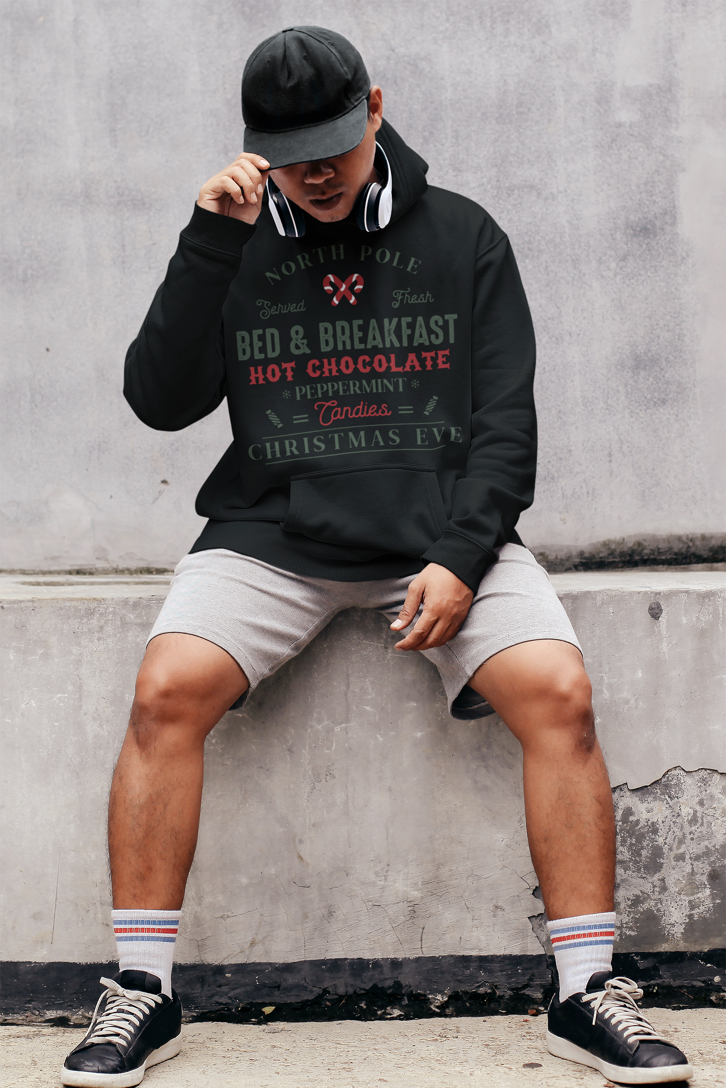 Bed And Breakfast Hot Chocolate Christmas Hoodie