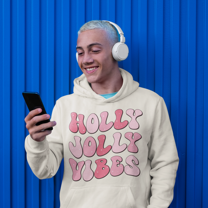 Holly Jolly Vibes christmas hoodie