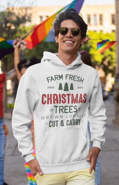 Farm Fresh Christmas Trees Hoodie