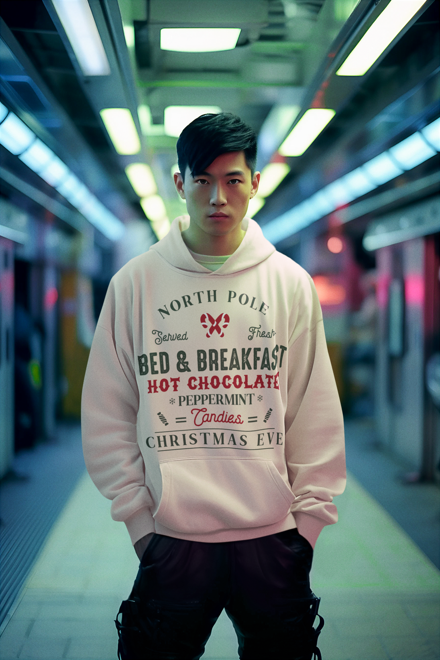 Bed And Breakfast Hot Chocolate Christmas Hoodie