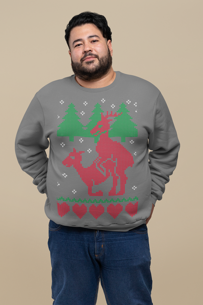 Humping Reindeere Crewneck Sweater