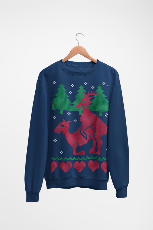 Humping Reindeere Crewneck Sweater