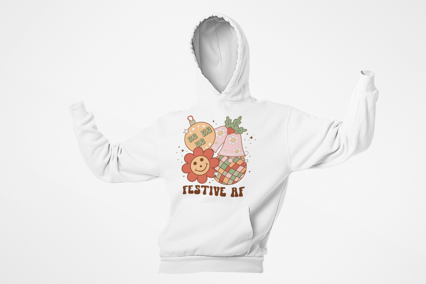 Festive AF Christmas Hoodie