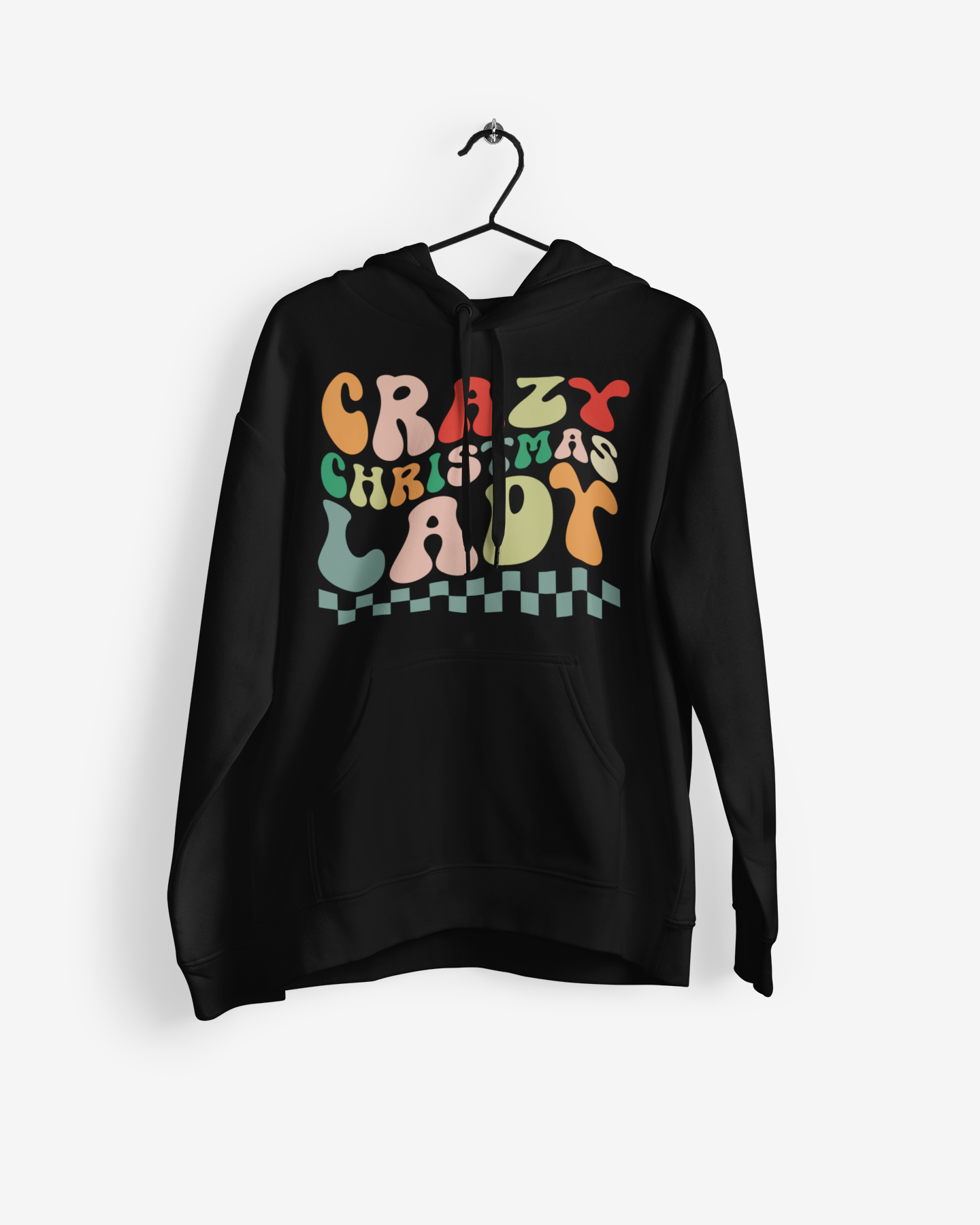 Crazy Christmas Lady Hoodie