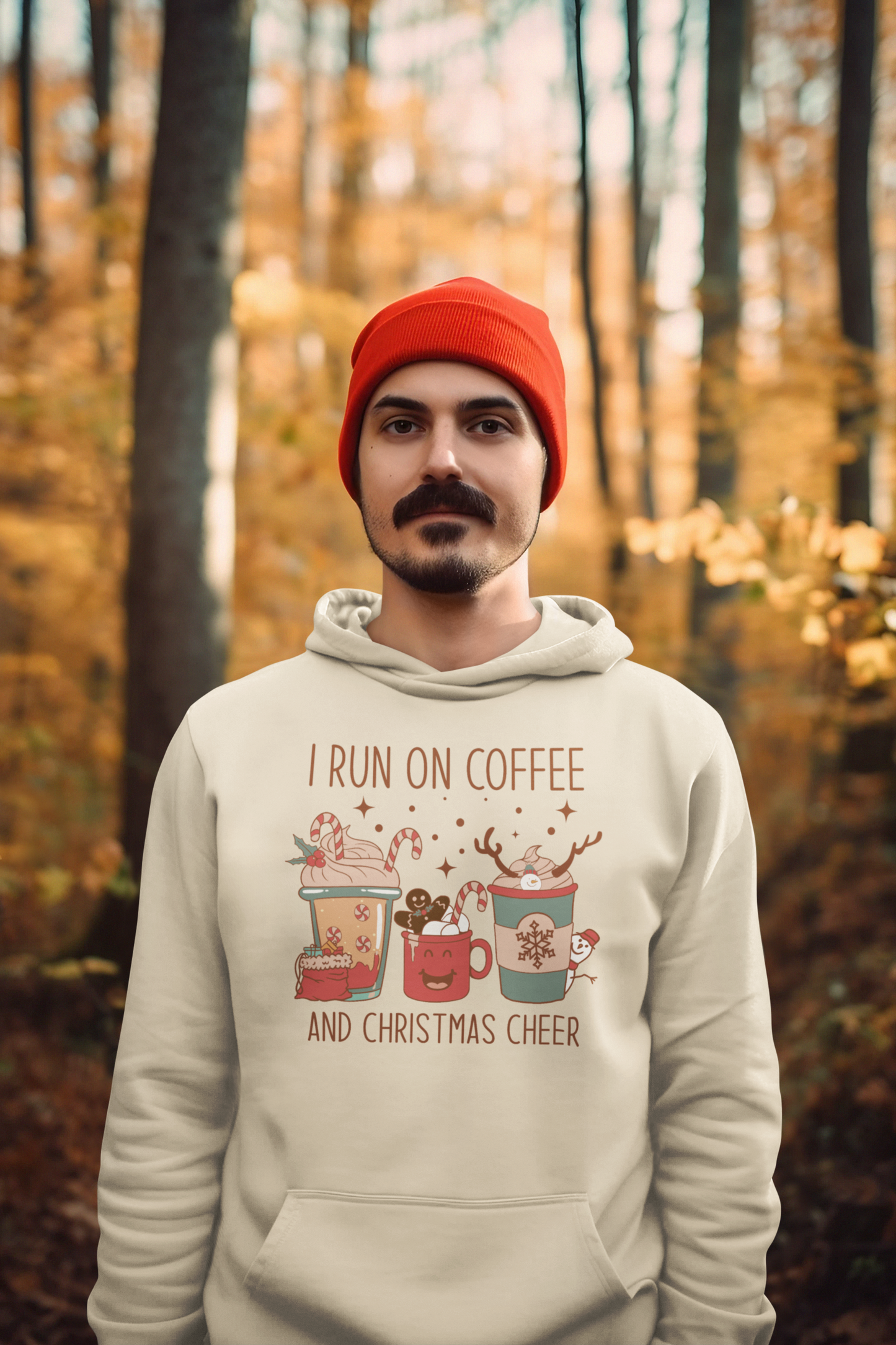 I Run on Coffee and Christmas Cheer Hoodie