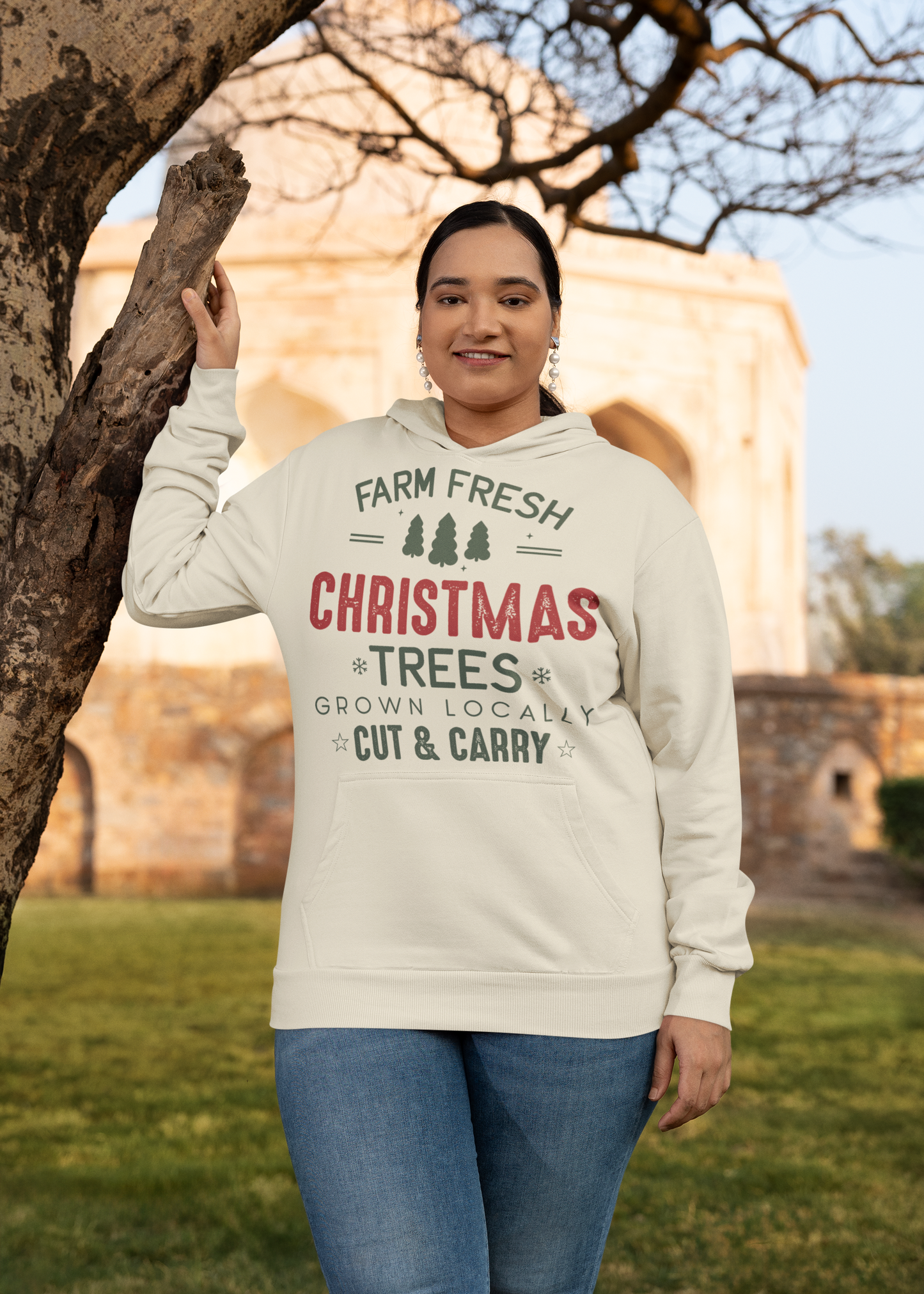 Farm Fresh Christmas Trees Hoodie