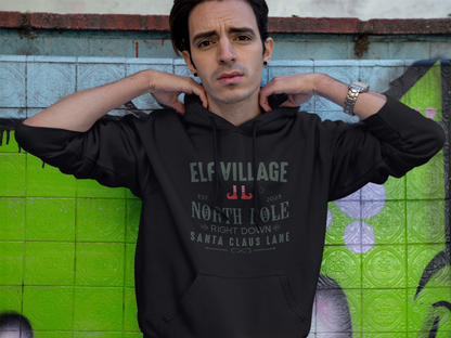 Elf Village Christmas Hoodie