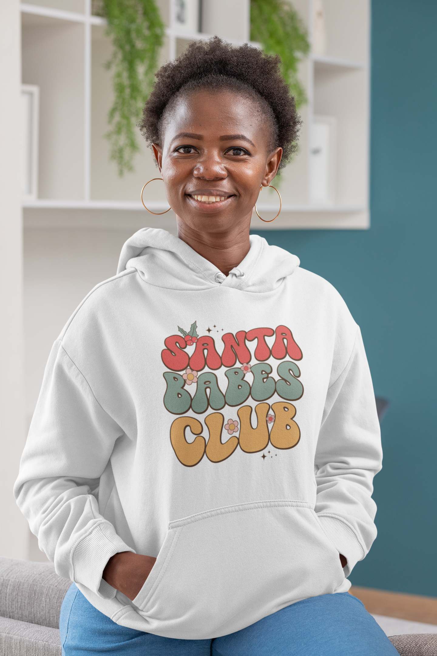 Santa Babes Club Christmas Hoodie