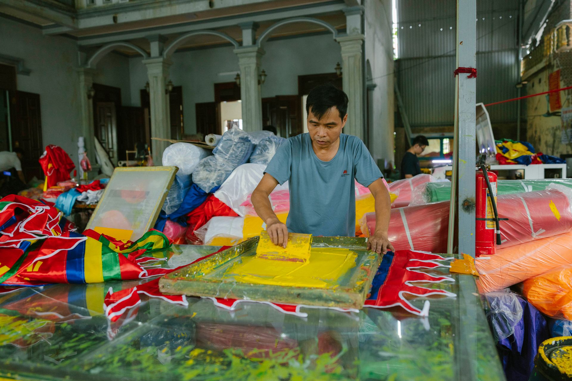 Apparel print workshop
