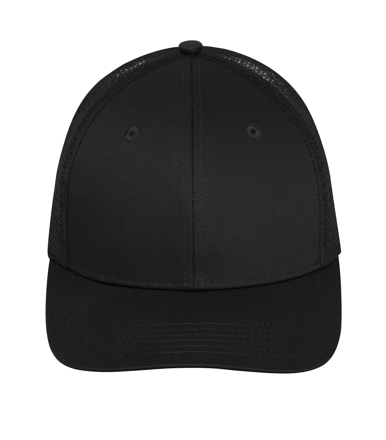 ATC C1318 Everyday Snapback Trucker Cap in Black/Black