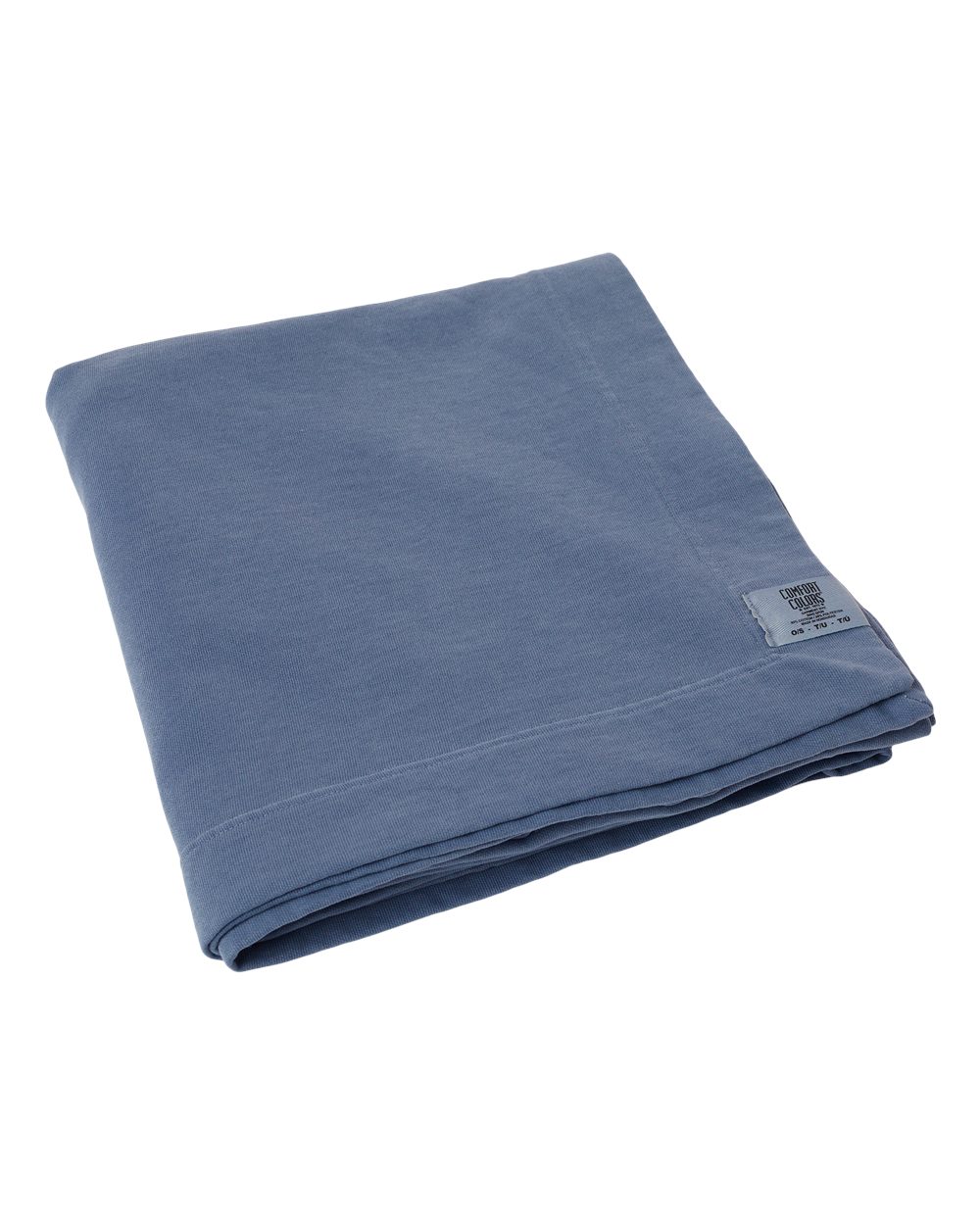 Comfort Colors 15BT Garment-Dyed Fleece Dorm Blanket in Blue Jean