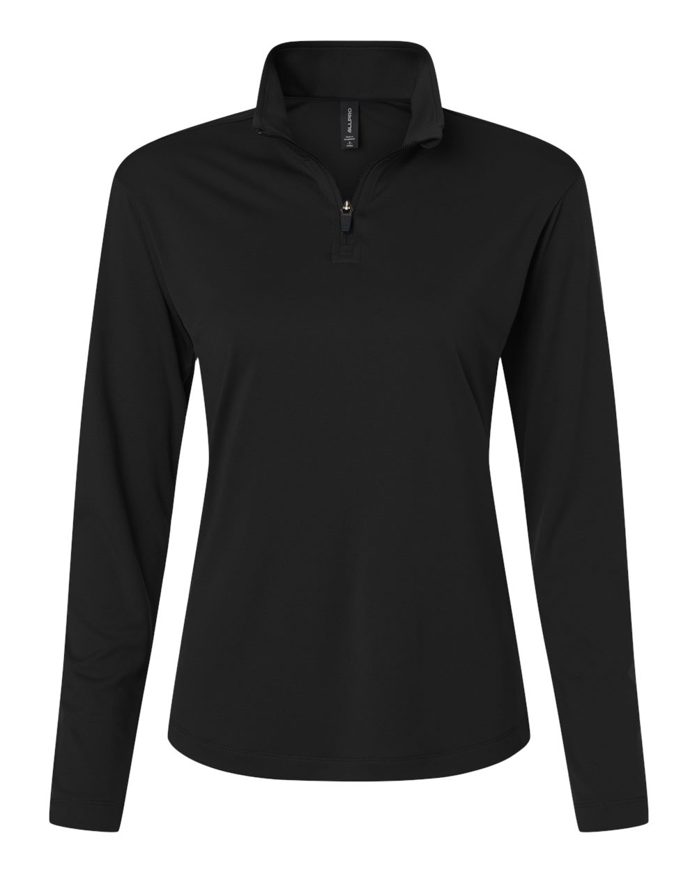 AllPro 41870L Women's Pro-Lock Performance Quarter-Zip Pullover in Black