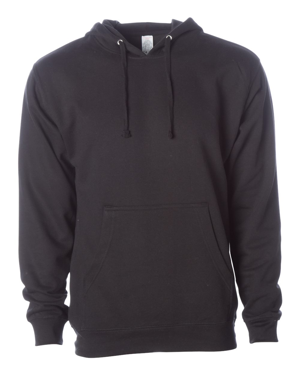 Independent Trading Co. SS4500 Midweight Hooded Sweatshirt in Black
