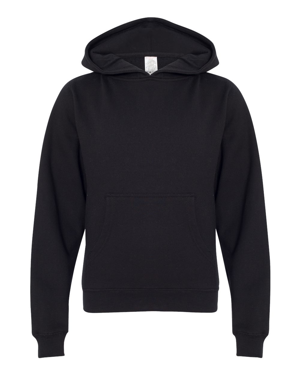 Independent Trading Co. SS4001Y Youth 8.5 oz. Midweight Hooded Sweatshirt in Black