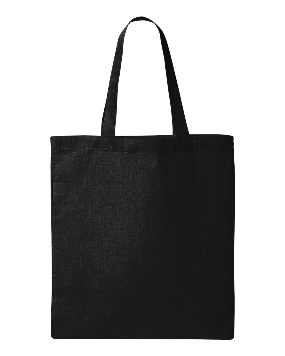 Q-Tees QTB Economical Tote in Black